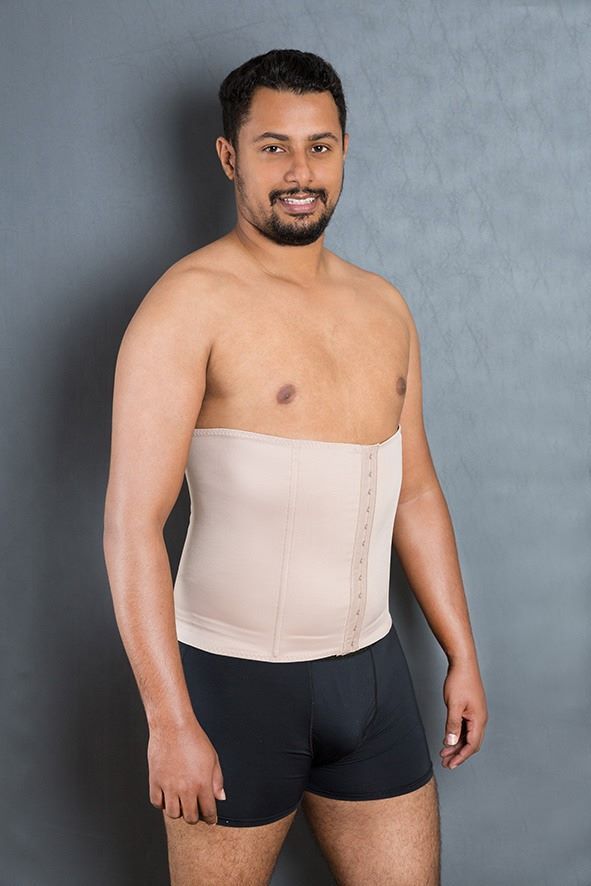 Faixa abdominal masculina